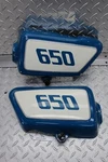 1977 Yamaha XS650 Left/right Side Covers 447-21721-01-G3. Fixed Price $299.99.