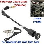 Carburetor Choke Cable Relocation Kit For Harley Sportster Xl 88-06 Big Twin Cam. Fixed Price $23.99.