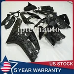 Black Forged Carbon Fiber Fairing Body Kit Kawasaki Ninja ZX6R 2003-2004 Us. Fixed Price $509.00.