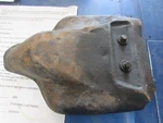 1974 Kawasaki KS125 Enduro Lower Engine Skid Plate Guard Cover. Fixed Price $35.00.
