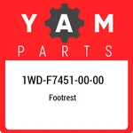 1WD-F7451-00-00 Yamaha Footrest 1WDF74510000, New Genuine Oem Part. Fixed Price $24.84.
