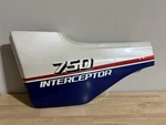 1984 Honda Interceptor Left Side Cover Blue Panel Oem. Fixed Price $68.00.
