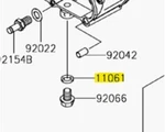 Kawasaki Oem Oil Drain Bolt Gasket KLX300 KLX230 KLX250 11061-0222. Fixed Price $5.75.