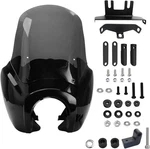 Motorcycle Headlight Fairing Cover 15'' Smoke Windshield Harley Fxbb 2018-20 5.7. Fixed Price $67.50.