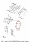 New Oem Yamaha Left Front Side Cover Panel Blue. Fixed Price $79.95.