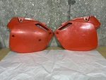 Ufo Side Cover Panel Number Plates Flash Red Orange 90 91 CR250R CR125R CR500R. Fixed Price $122.99.
