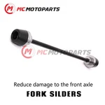 Silver Front Fork Sliders Protectors Suzuki Gsxr 1000 01 02 03 04. Fixed Price $46.29.