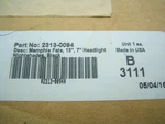 Memphis Fats 13" Night Shades Black Windshield 2313-0094 Harley 7" Headlight. Fixed Price $139.99.