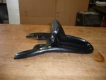 Harley Davidson Rod Oem Black One Piece Rack W Mini Upright Backrest Pad. Fixed Price $349.00.