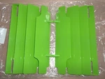 New Green Kawasaki Radiator Guards KX250 KX500 KDX250. Fixed Price $63.95.