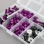 158X Motorcycle Sportbike Windscreen Fairing Bolt Kit Fastener Clip Screw Purple. Fixed Price $17.88.