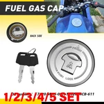 Fuel Gas Tank Cap W/keys For CB250 Hornet CBR125R VTX1800 17620-MM5-007 1-5SET. Fixed Price $8.54.
