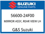 Suzuki Oem Part 56600-24F00 Mirror Assy, Rear View Lh. Fixed Price $95.75.