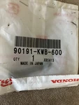 Oem Honda 90191-KWB-600 Jdm Oval Screw (6X45) GROM125 PCX150/PCX150A WW150. Fixed Price $7.50.