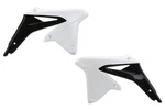 Ufo White, Black Radiator Shroud Set 08-17 RMZ450. Fixed Price $39.95.