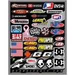 D'cor Visuals Universal Helmet Logo Decal Sheet 40-90-104. Fixed Price $14.95.