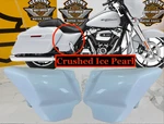 Oem Harley 09-25 Touring Left Right Side Covers Fairing Crushed Ice Pearl 48036. Fixed Price $119.95.