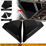 Vivid Black Side Covers Panel For Harley Touring Electra Glide Road King 97-07. Fixed Price $125.98.