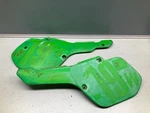 1985 1986 Kawasaki Left Right Side Covers Number Plate. Fixed Price $49.99.