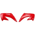 Ufo Radiator Shrouds Scoops Pair Red Honda CR125R CR250R 2002-2007 Replacement. Fixed Price $49.99.