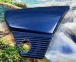 1984 Honda Shadow VT700C Right Side Cover Panel Blue. Fixed Price $89.99.