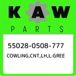 55028-0508-777 Kawasaki Cowling,cnt,lh,l.gree 550280508777, New Genuine Oem Part. Fixed Price $523.99.