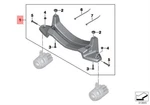 Genuine Bmw Set Of Supports For Additional Led Headlights 77518529215. Fixed Price $17.20.