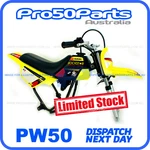 Yamaha PW50 Peewee Yellow Plastics Fender Cover + Fuel Tank Seat. Fixed Price $103.04.
