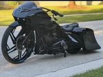 8" Stretched Saddlebags Rear Fender Side Covers Fit For Harley Touring 2009-2024. Fixed Price $1399.00.