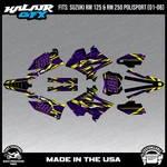 Graphics Kit For Suzuki RM125 250 2001-08 Polisport Restyle Twitch Purple. Fixed Price $126.99.
