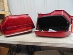 Honda 92-98 GL1500A Candy Spectra Red Left Right Saddlebags 81210-MW5-670ZC. Fixed Price $307.46.
