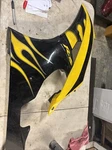 Yamaha YZFR6 Left Side Fairing Flame Special Edition 13S-28385-00 13S-Y283U. Fixed Price $100.00.