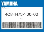 Yamaha Genuine Seat 4C8-1475P-00-00. Fixed Price $13.79.