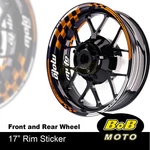 Orange AA01 17" Inch Edge Decals Stripes Rim Wheel Stickers Fit Aprilia. Fixed Price $34.77.