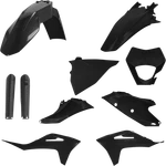 Acerbis 2872810001 Full Plastic Kit Black. Fixed Price $205.95.
