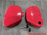 Honda Trail CT200 Red Side Cover Lh + Rh & Latch Knob. Fixed Price $25.02.