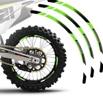 Green 21 In. 19" Dirt Bike Decal Rim Sticker A01 For Suzuki RMZ250 20 22 23. Fixed Price $38.29.