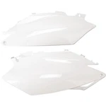 Ufo Side Number Plates White HO04648-041. Fixed Price $46.95.