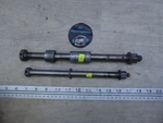 1981 Suzuki GN400X S20904) Front And Rear Wheel Axle Bolts Set. Fixed Price $28.74.