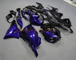 Purple & Black Split Fairing Kit +tank +bolts For Kawasaki Ninja ZX6R 2024 2025. Fixed Price $541.99.