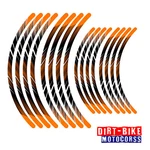 Orange Line 02 Mx Wheel Rim Sticker Decals For Honda CRF250RX 04-17 12 13 14 15. Fixed Price $28.76.