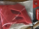 Red Radiator Scoops 2005-06 Gas Enducross Ec Polisport 8426500001. Fixed Price $50.00.