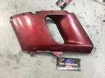93-01 Kawasaki ZX6 Left Mid Fairing 55028-1293-H3 Red. Fixed Price $55.00.