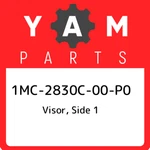 1MC-2830C-00-P0 Yamaha Visor, Side 1MC2830C00P0, New Genuine Oem Part. Fixed Price $223.74.