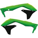 Acerbis - 2449691089 Radiator Shrouds, Green/black. Fixed Price $51.00.