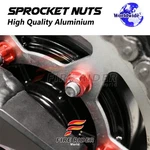Red Rear Sprocket Nuts M10 For Yamaha FZ07 MT07 Tracer 15 16 17 18 19 20. Fixed Price $38.88.