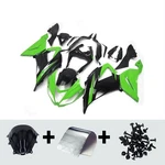 Green Black Fairing Kit For 2013-2018 Kawasaki Ninja ZX6R 636 Injection Bodywork. Fixed Price $390.95.
