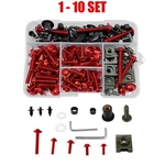 194-1940X Complete Fairing Screw Bolts Nut Kit For Onda Yamaha Suzuki Ducati Red. Fixed Price $48.34.