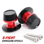 (red) Aluminum 10MM Rear Swingarm Spools Sliders For Kawasaki Motorcycles. Fixed Price $36.01.