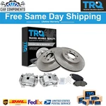 Trq New Brake Calipers Fits Ceramic Pads & Rotors Front For 2009-2013 Honda. Fixed Price $210.39.